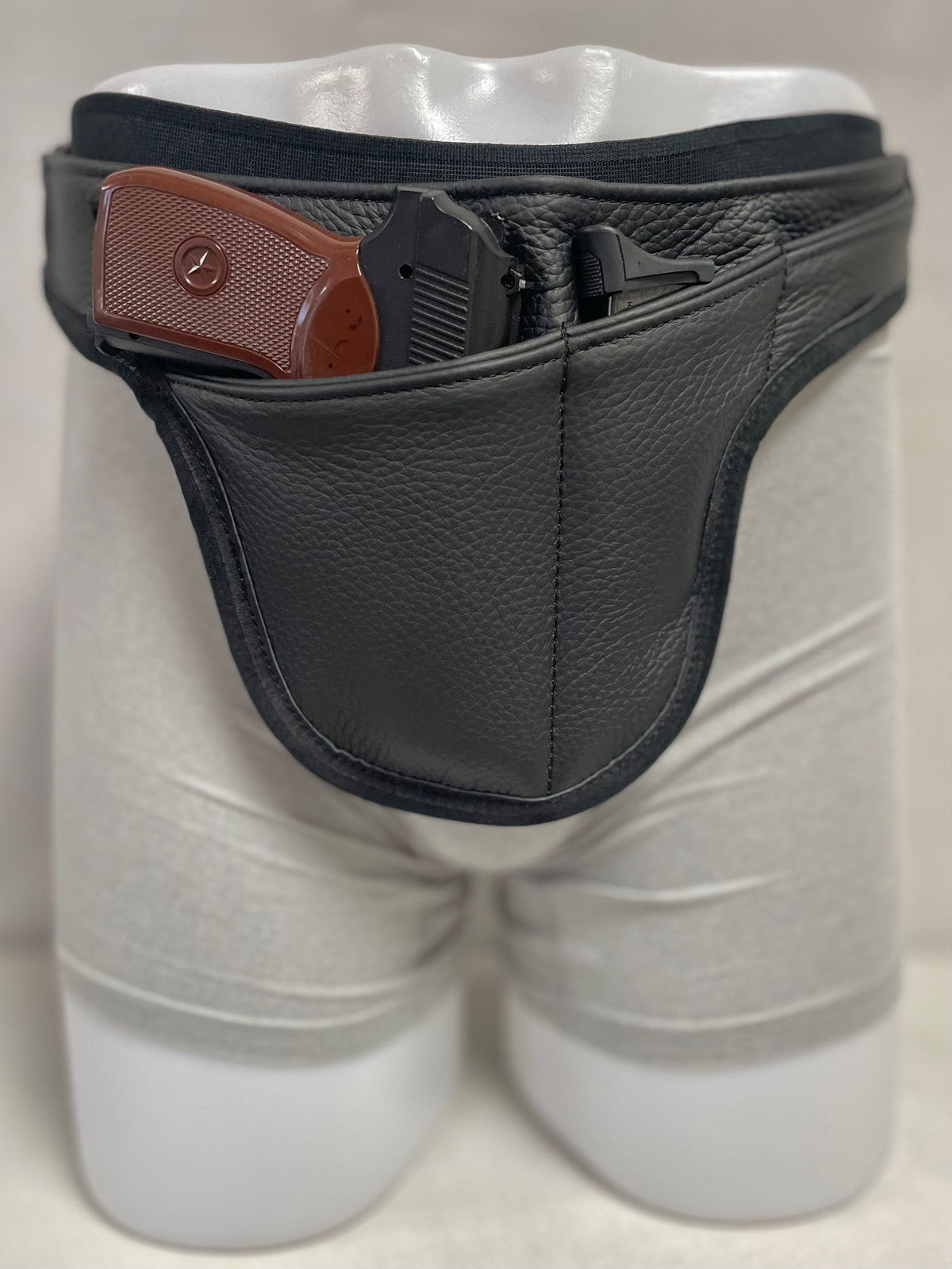 Leather Gun + Mag Holster
